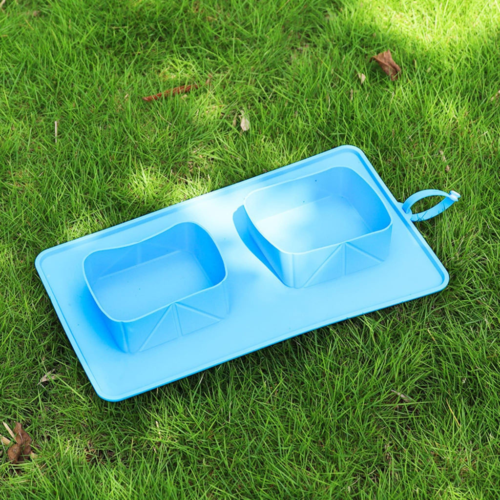 Collapsible Feeding Bowls & Mat - Bear & Me Outdoors