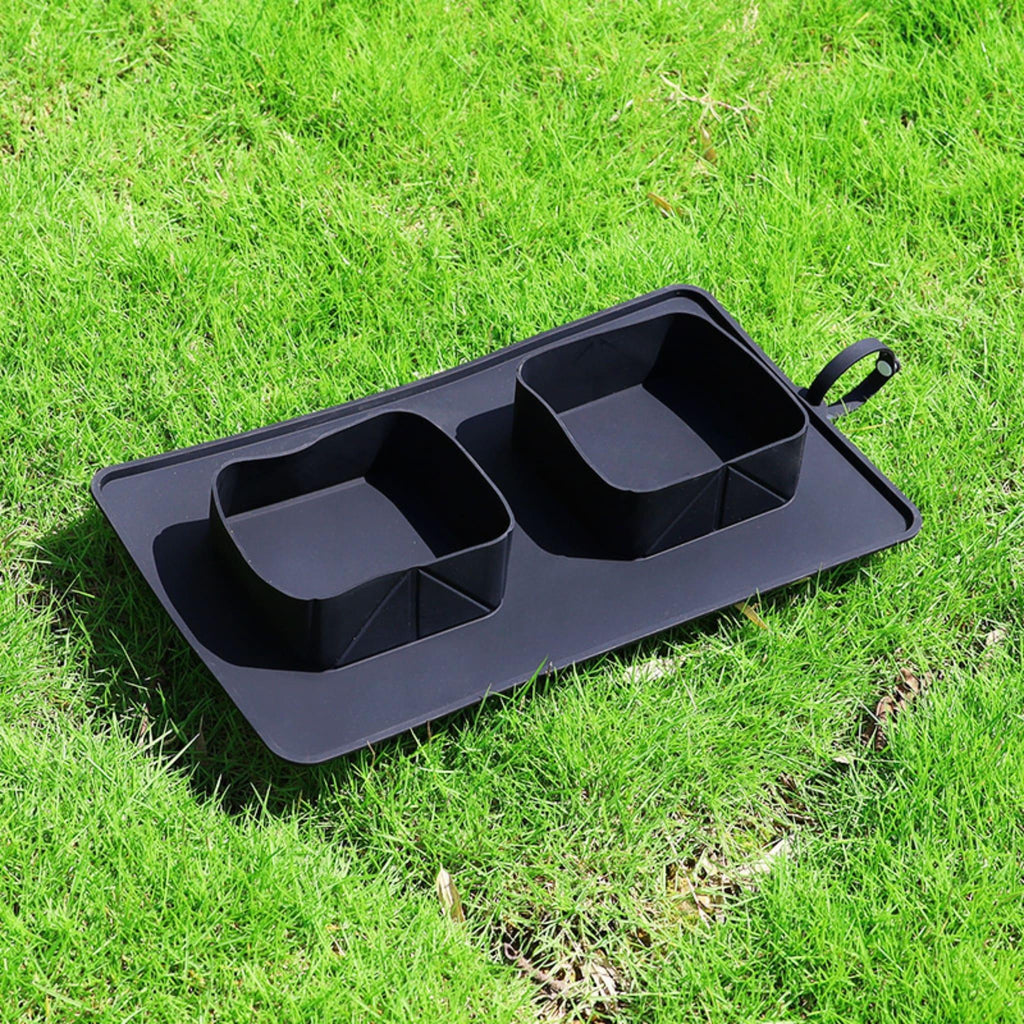 Collapsible Feeding Bowls & Mat - Bear & Me Outdoors